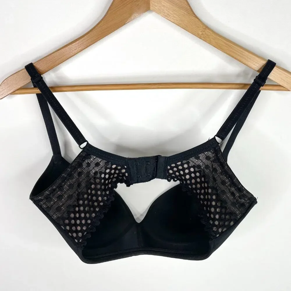 b. tempt'd Black Wirefree Bra 32DD